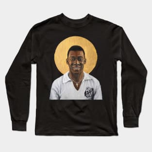 Pele Santos - Football Legends Long Sleeve T-Shirt